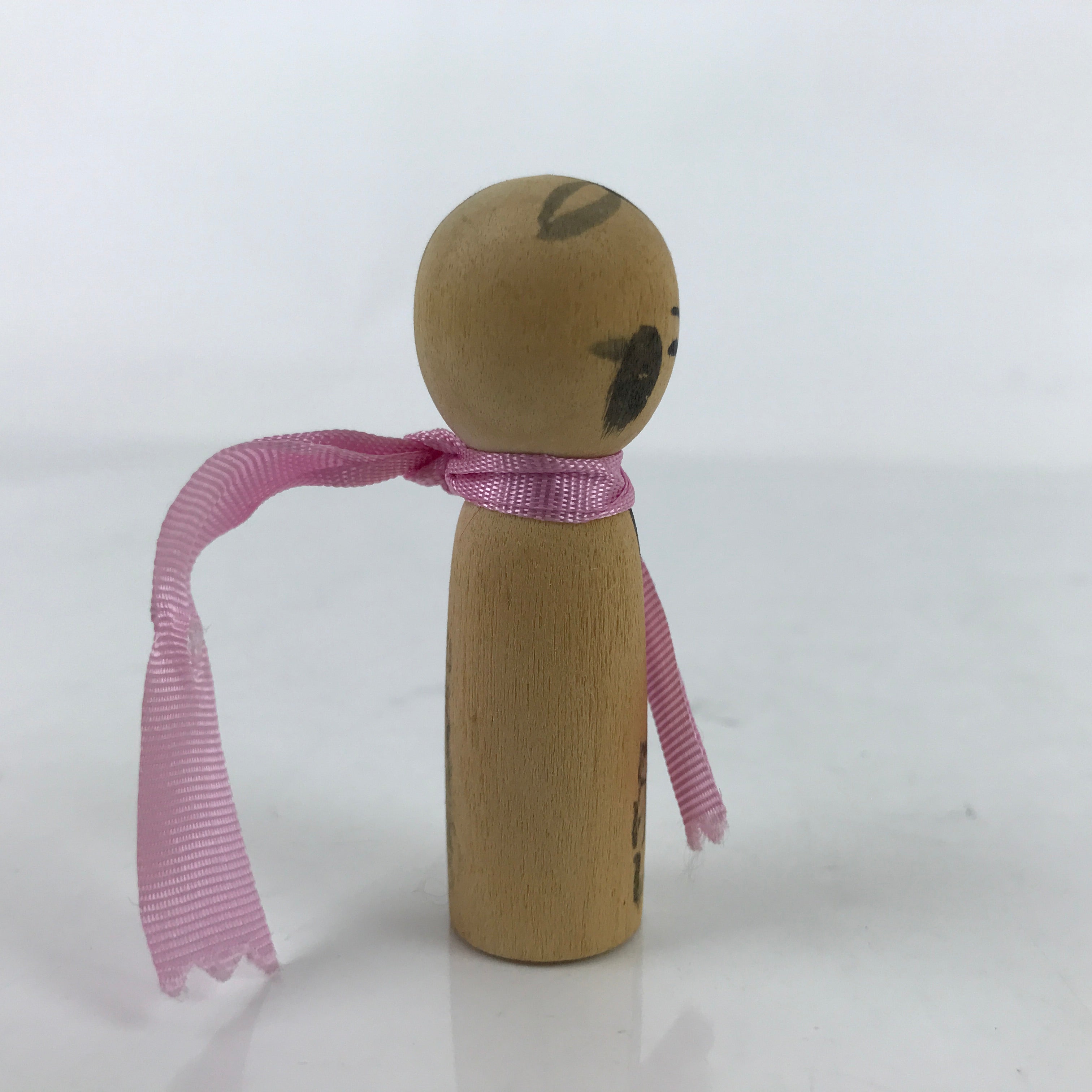 Japanese Wood Michinoku Kokeshi Doll Vtg Mini Size Traditional Toy Folk KF723