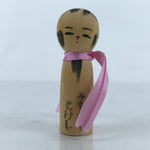 Japanese Wood Michinoku Kokeshi Doll Vtg Mini Size Traditional Toy Folk KF724