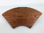 Japanese Wood Noh Mask Okina Old Man Vtg Nohmen Kokushiki-Jo Black Display OM107