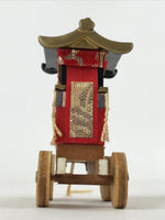 Japanese Wood Paper Miniature Gion Festival Car Vtg Mikoshi Dashi Folk Toy KF675