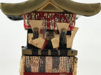 Japanese Wood Paper Miniature Gion Festival Car Vtg Mikoshi Dashi Folk Toy KF675
