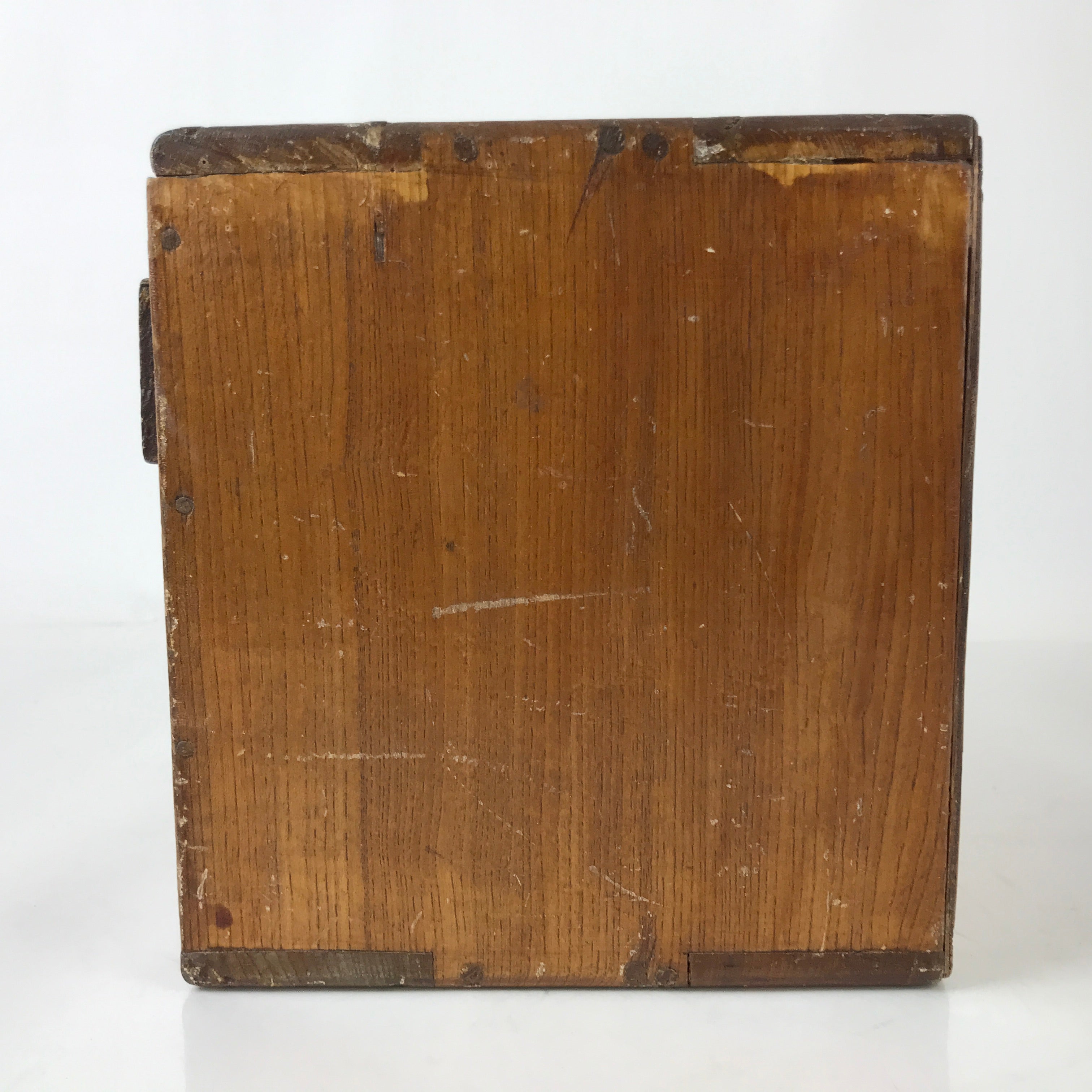 Japanese Wood Tansu Storage Chest Haribako Sewing Box 3 Drawers Brown T400