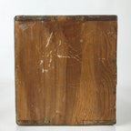 Japanese Wood Tansu Storage Chest Haribako Sewing Box 3 Drawers Brown T400