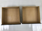 Japanese Wood Tansu Storage Chest Haribako Sewing Box 3 Drawers Pine Tree T399