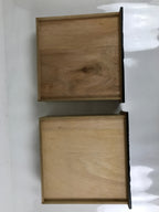 Japanese Wood Tansu Storage Chest Haribako Sewing Box 3 Drawers Pine Tree T399