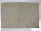 Japanese Woodblock Print Paper C1880 Meiji Katakana Chart Alphabet P387