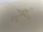 Japanese Woodblock Print Paper Card Vtg Geisha Kimono Kabuki Gold P391