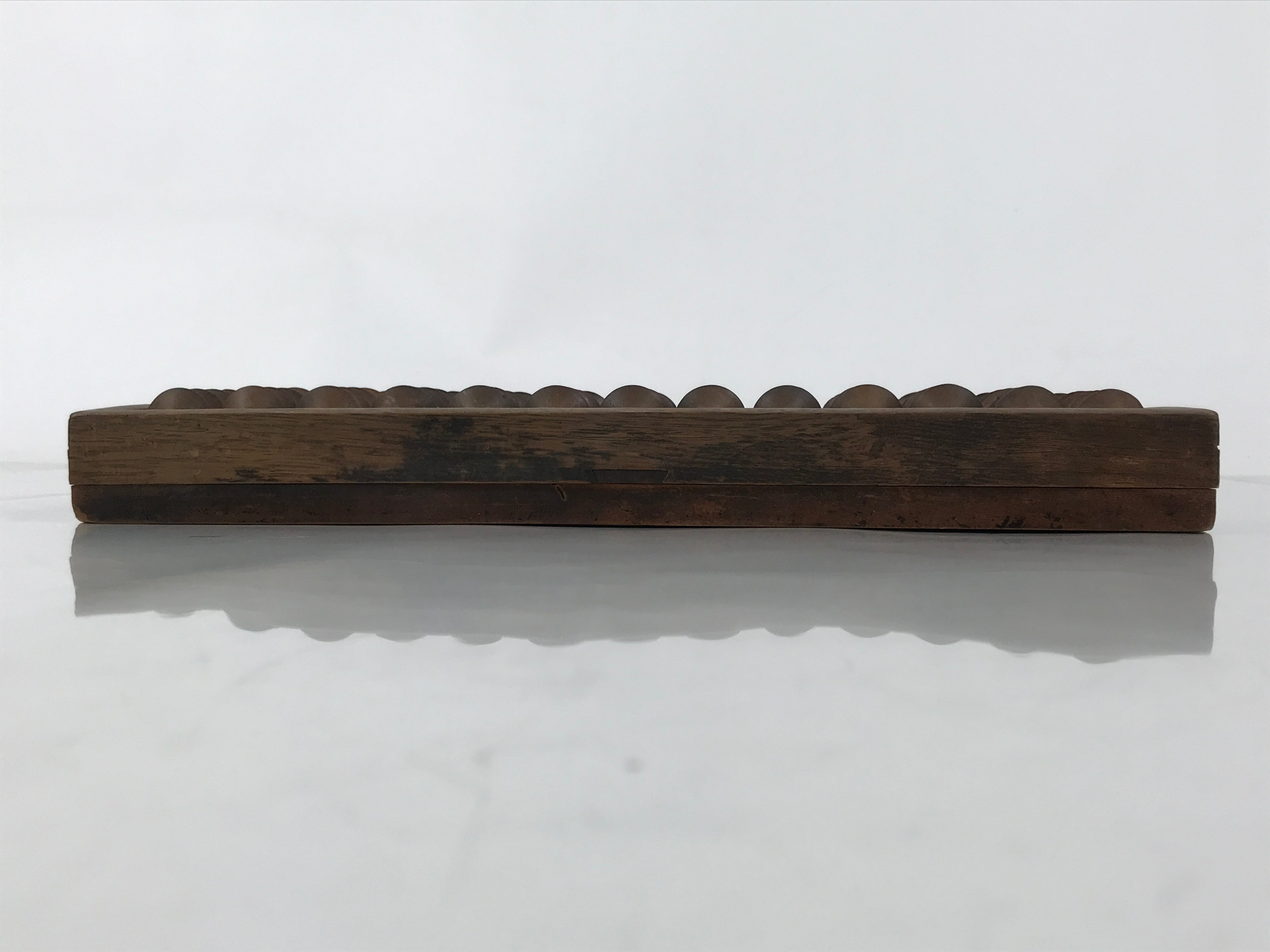 Japanese Wooden Abacus Soroban Math Calculating Tool Vtg 1/4 Beads 13 Rows ST68