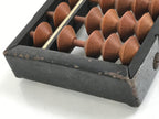 Japanese Wooden Abacus Soroban Math Calculating Tool Vtg 1/4 Beads 23 Rows ST75