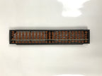 Japanese Wooden Abacus Soroban Math Calculating Tool Vtg 1/4 Beads 23 Rows ST75