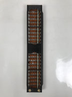 Japanese Wooden Abacus Soroban Math Calculating Tool Vtg 1/4 Beads 23 Rows ST75