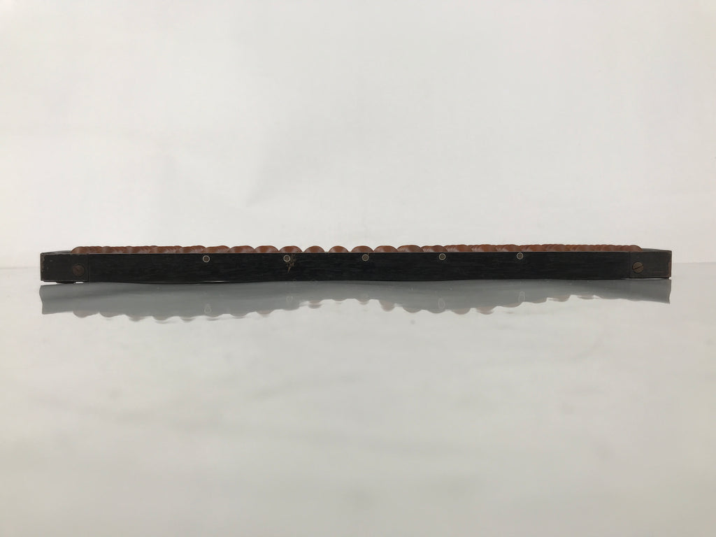 Japanese Wooden Abacus Soroban Math Calculating Tool Vtg 1/4 Beads 23 Rows ST75