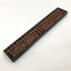 Japanese Wooden Abacus Soroban Math Calculating Tool Vtg 1/4 Beads 23 Rows ST75