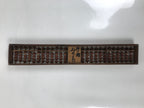 Japanese Wooden Abacus Soroban Math Calculating Tool Vtg 1/4 Beads 27 Rows ST71
