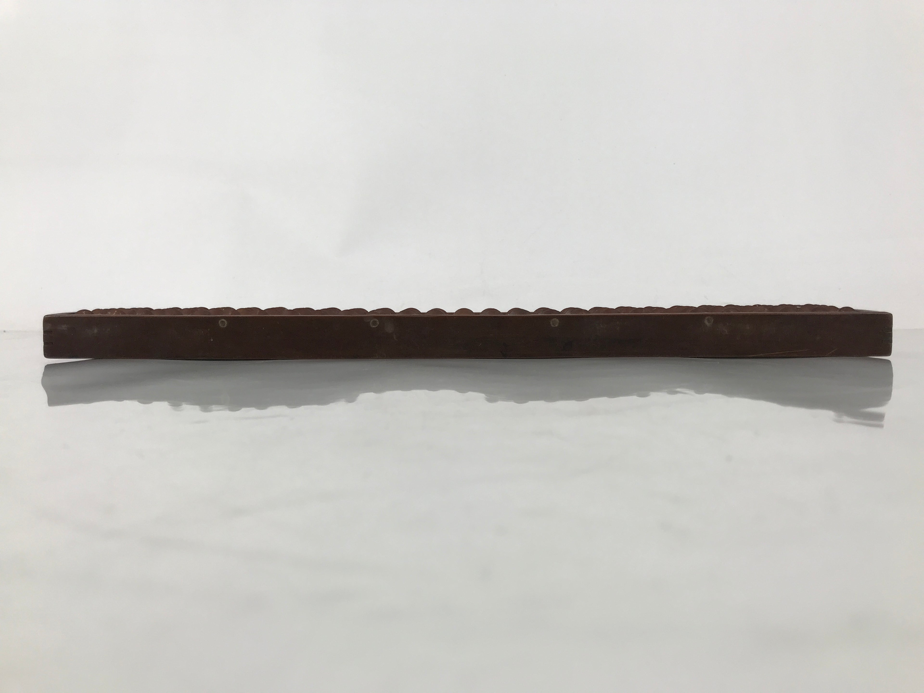 Japanese Wooden Abacus Soroban Math Calculating Tool Vtg 1/4 Beads 27 Rows ST71