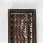 Japanese Wooden Abacus Soroban Math Calculating Tool Vtg 1/4 Beads 27 Rows ST71