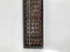 Japanese Wooden Abacus Soroban Math Calculating Tool Vtg 1/4 Beads 27 Rows ST72