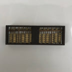 Japanese Wooden Abacus Soroban Math Calculating Tool Vtg 1/5 Beads 13 Rows ST54