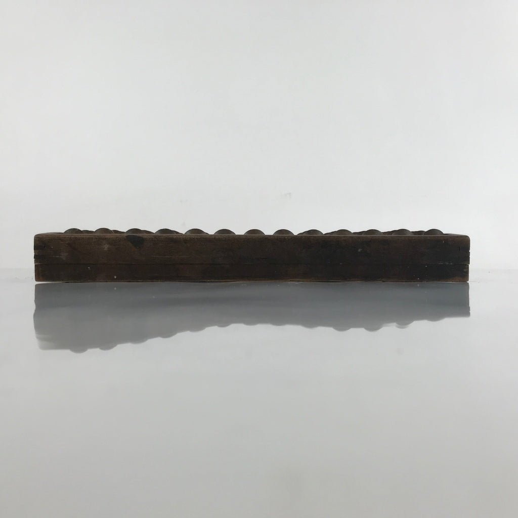 Japanese Wooden Abacus Soroban Math Calculating Tool Vtg 1/5 Beads 13 Rows ST60