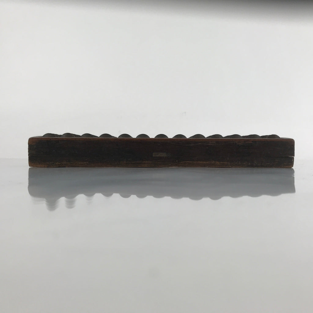 Japanese Wooden Abacus Soroban Math Calculating Tool Vtg 1/5 Beads 13 Rows ST62