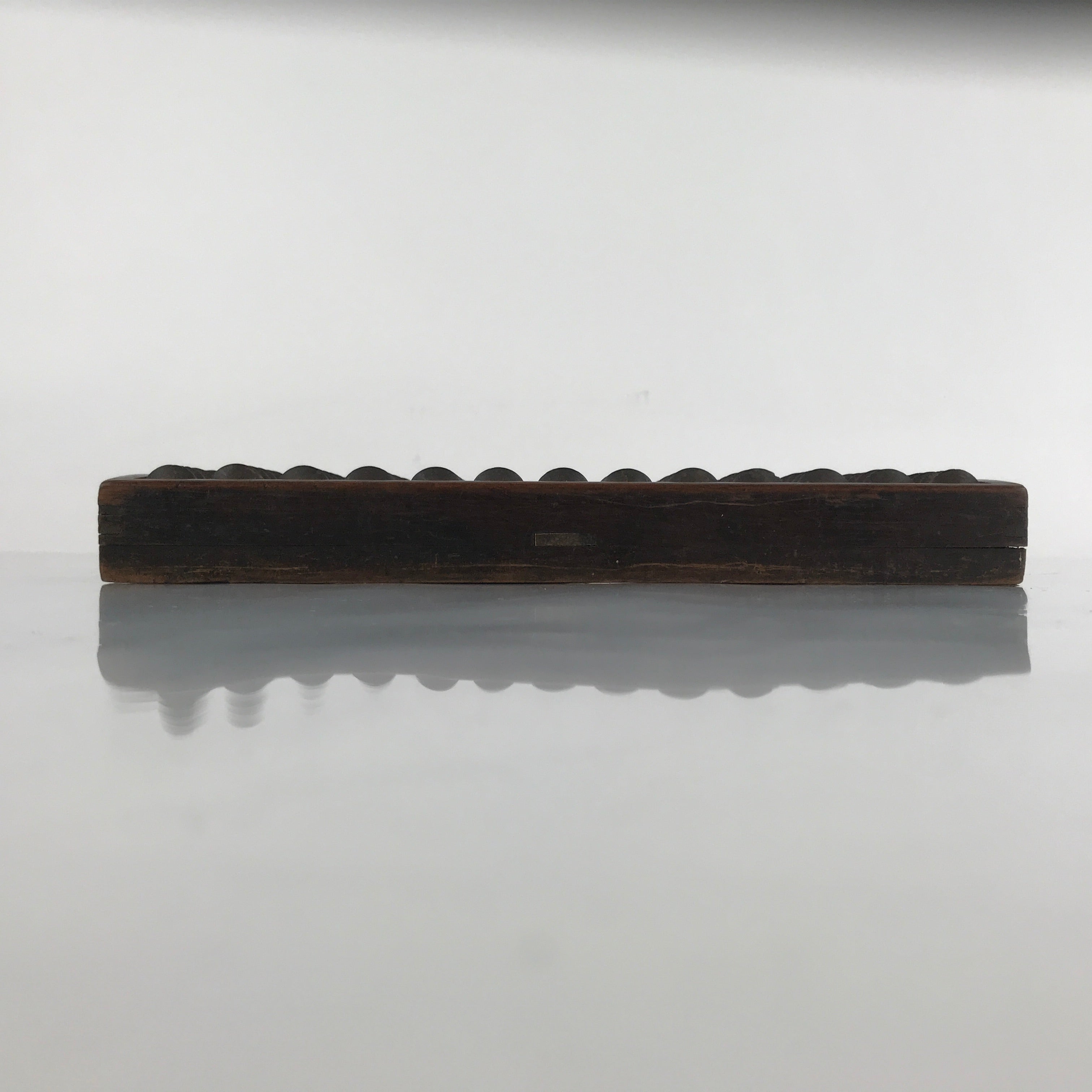 Japanese Wooden Abacus Soroban Math Calculating Tool Vtg 1/5 Beads 13 Rows ST62