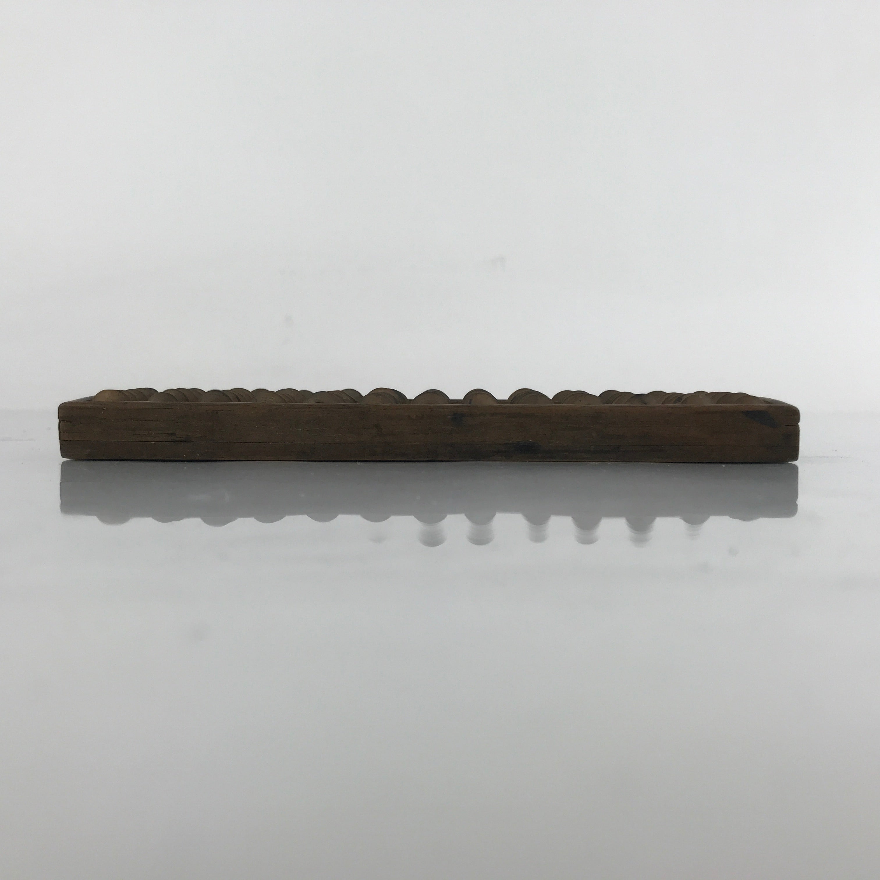 Japanese Wooden Abacus Soroban Math Calculating Tool Vtg 1/5 Beads 13 Rows ST64
