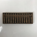 Japanese Wooden Abacus Soroban Math Calculating Tool Vtg 1/5 Beads 13 Rows ST64