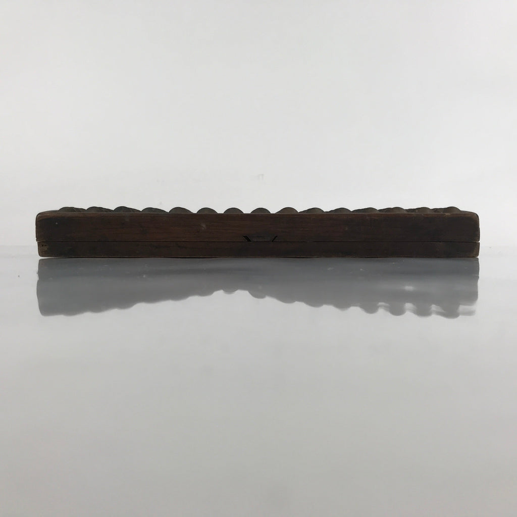 Japanese Wooden Abacus Soroban Math Calculating Tool Vtg 1/5 Beads 15 Rows ST61