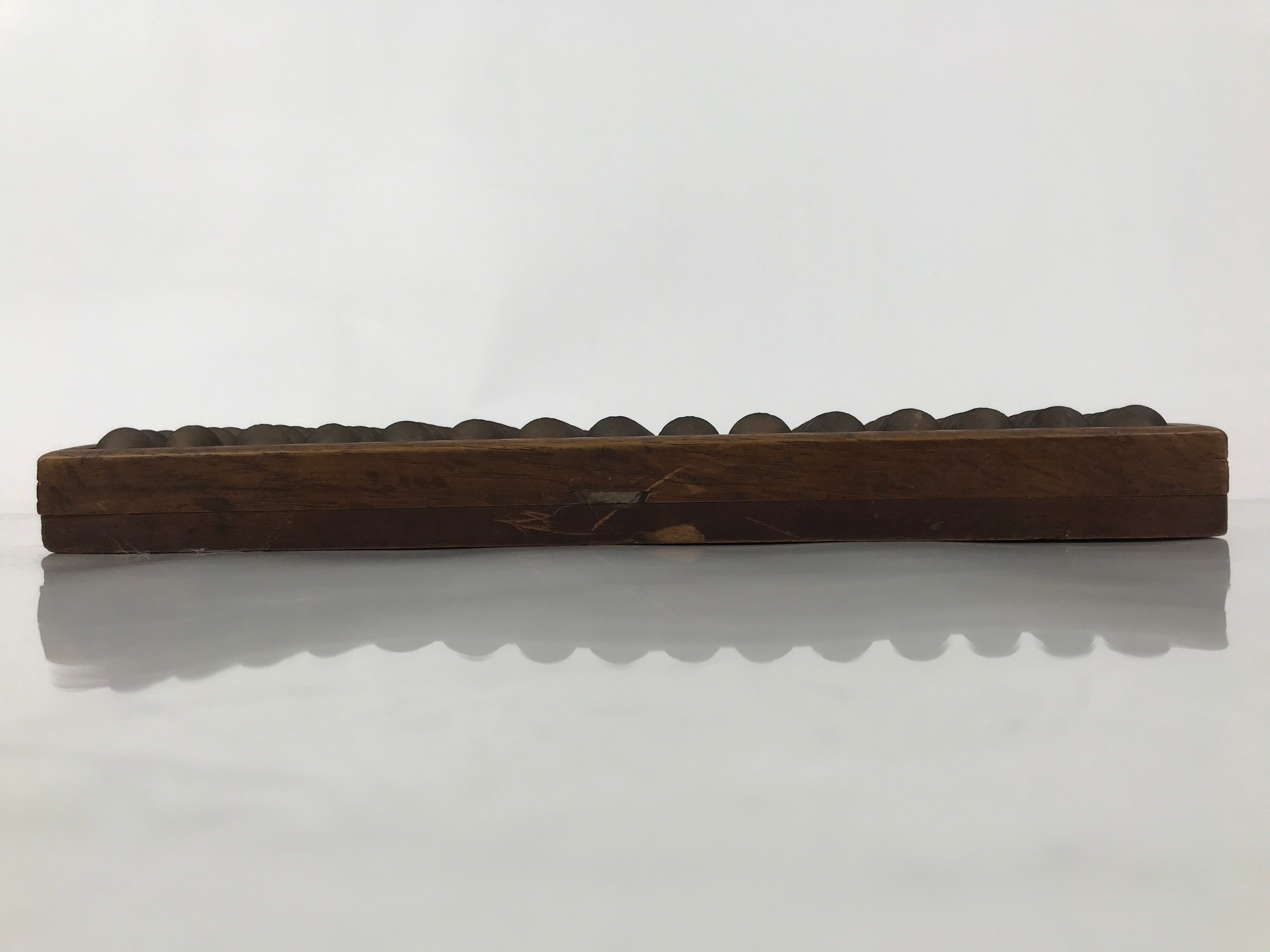 Japanese Wooden Abacus Soroban Math Calculating Tool Vtg 1/5 Beads 15 Rows ST67
