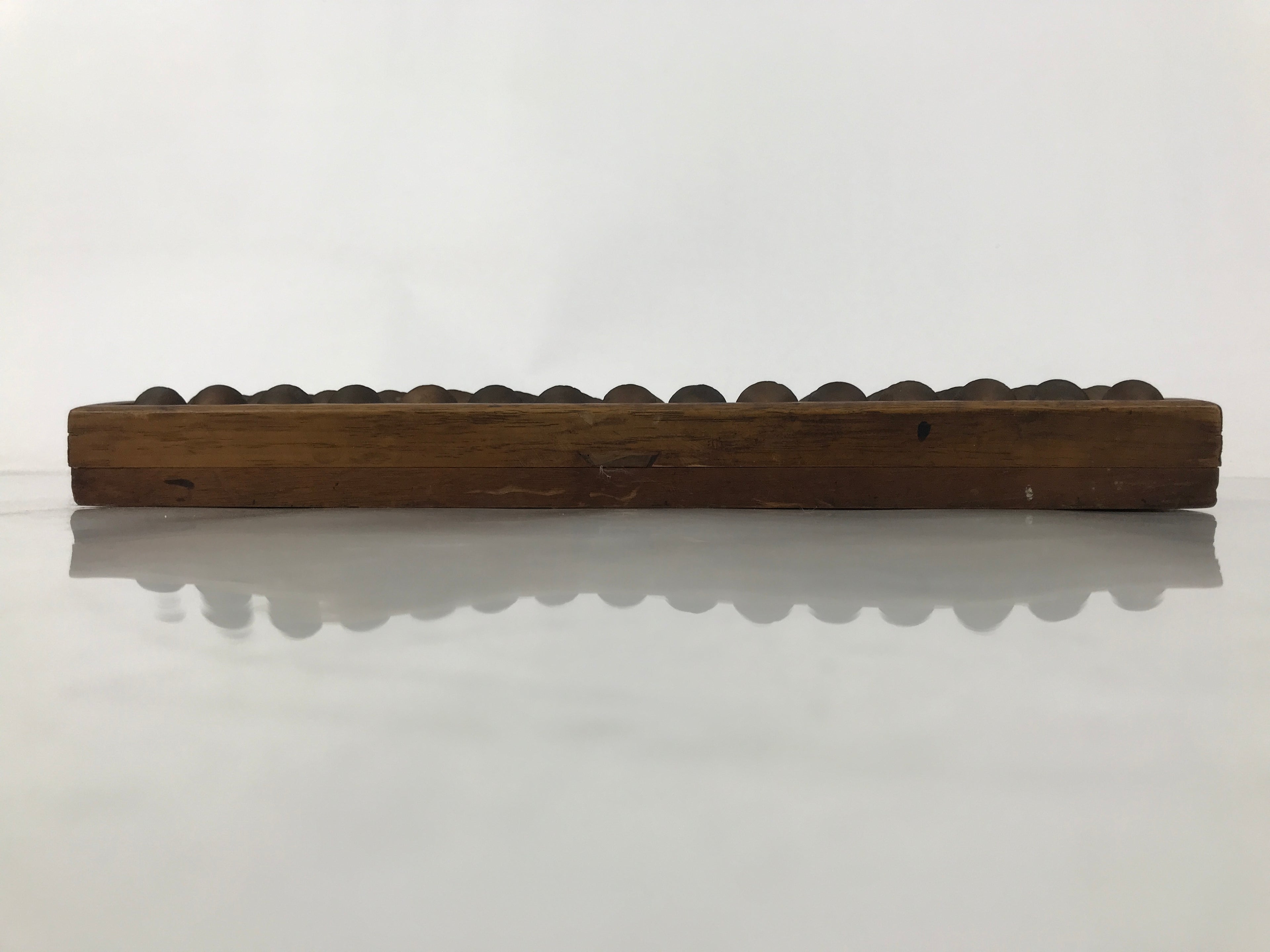 Japanese Wooden Abacus Soroban Math Calculating Tool Vtg 1/5 Beads 15 Rows ST67