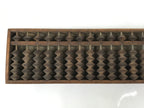 Japanese Wooden Abacus Soroban Math Calculating Tool Vtg 1/5 Beads 15 Rows ST67