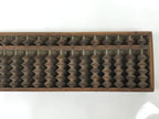 Japanese Wooden Abacus Soroban Math Calculating Tool Vtg 1/5 Beads 15 Rows ST67