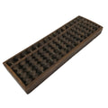 Japanese Wooden Abacus Soroban Math Calculating Tool Vtg 1/5 Beads 15 Rows ST67