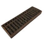 Japanese Wooden Abacus Soroban Math Calculating Tool Vtg 1/5 Beads 15 Rows ST67