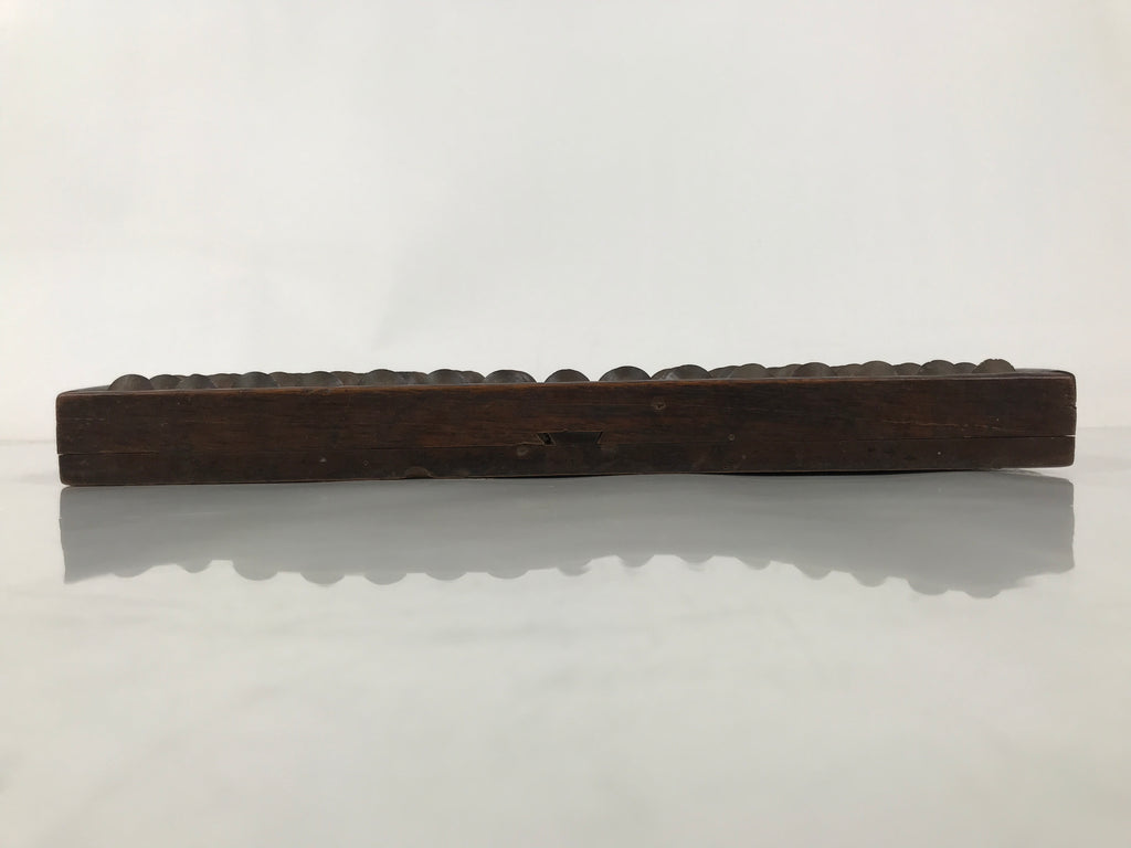 Japanese Wooden Abacus Soroban Math Calculating Tool Vtg 1/5 Beads 15 Rows ST69