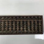 Japanese Wooden Abacus Soroban Math Calculating Tool Vtg 1/5 Beads 15 Rows ST69