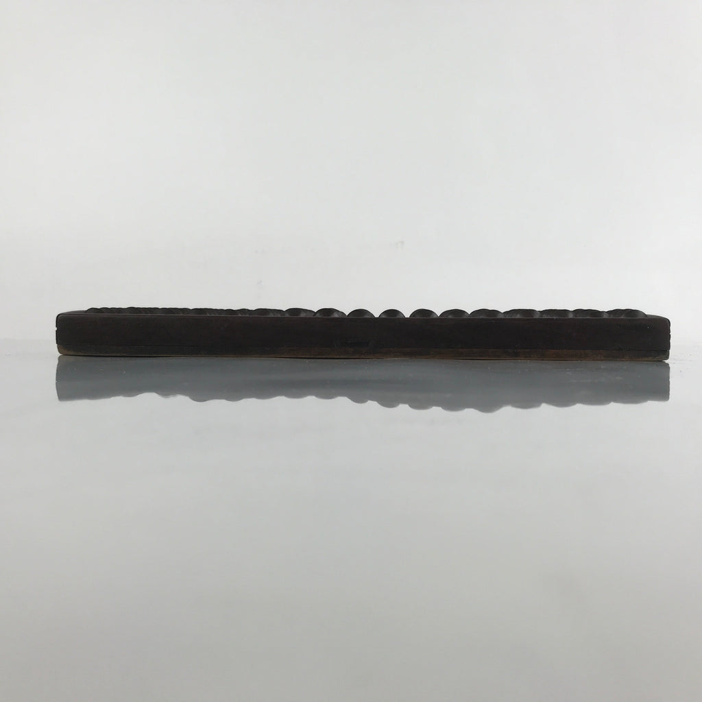 Japanese Wooden Abacus Soroban Math Calculating Tool Vtg 1/5 Beads 17 Rows ST51