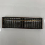 Japanese Wooden Abacus Soroban Math Calculating Tool Vtg 1/5 Beads 17 Rows ST58