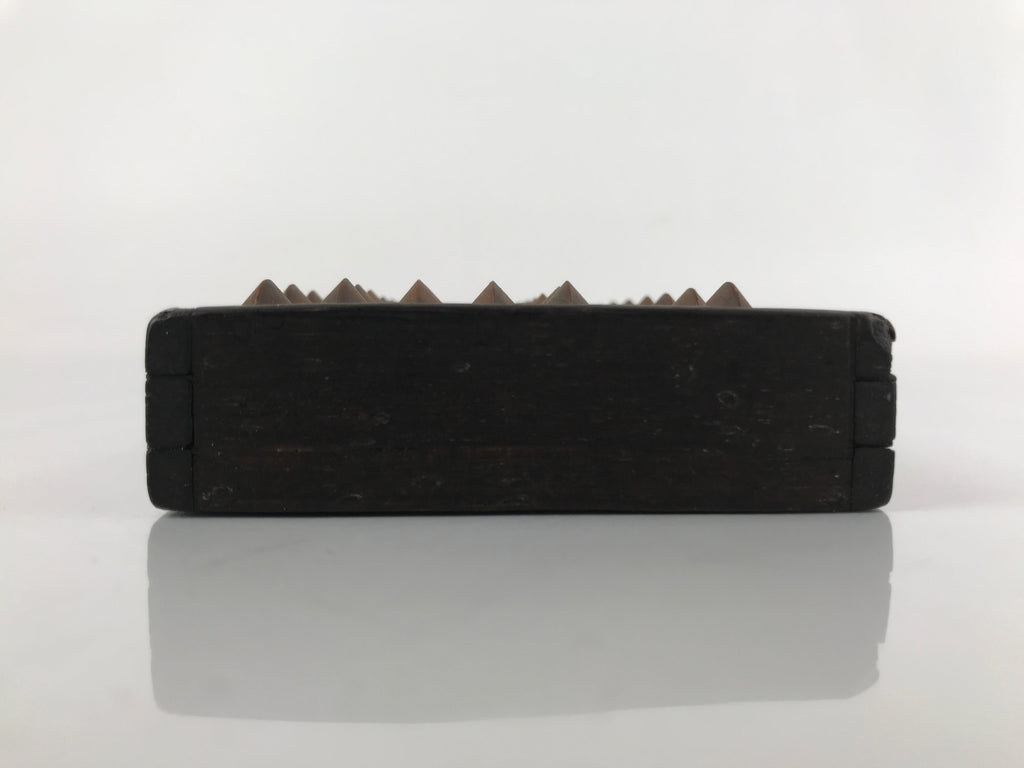 Japanese Wooden Abacus Soroban Math Calculating Tool Vtg 1/5 Beads 21 Rows ST56