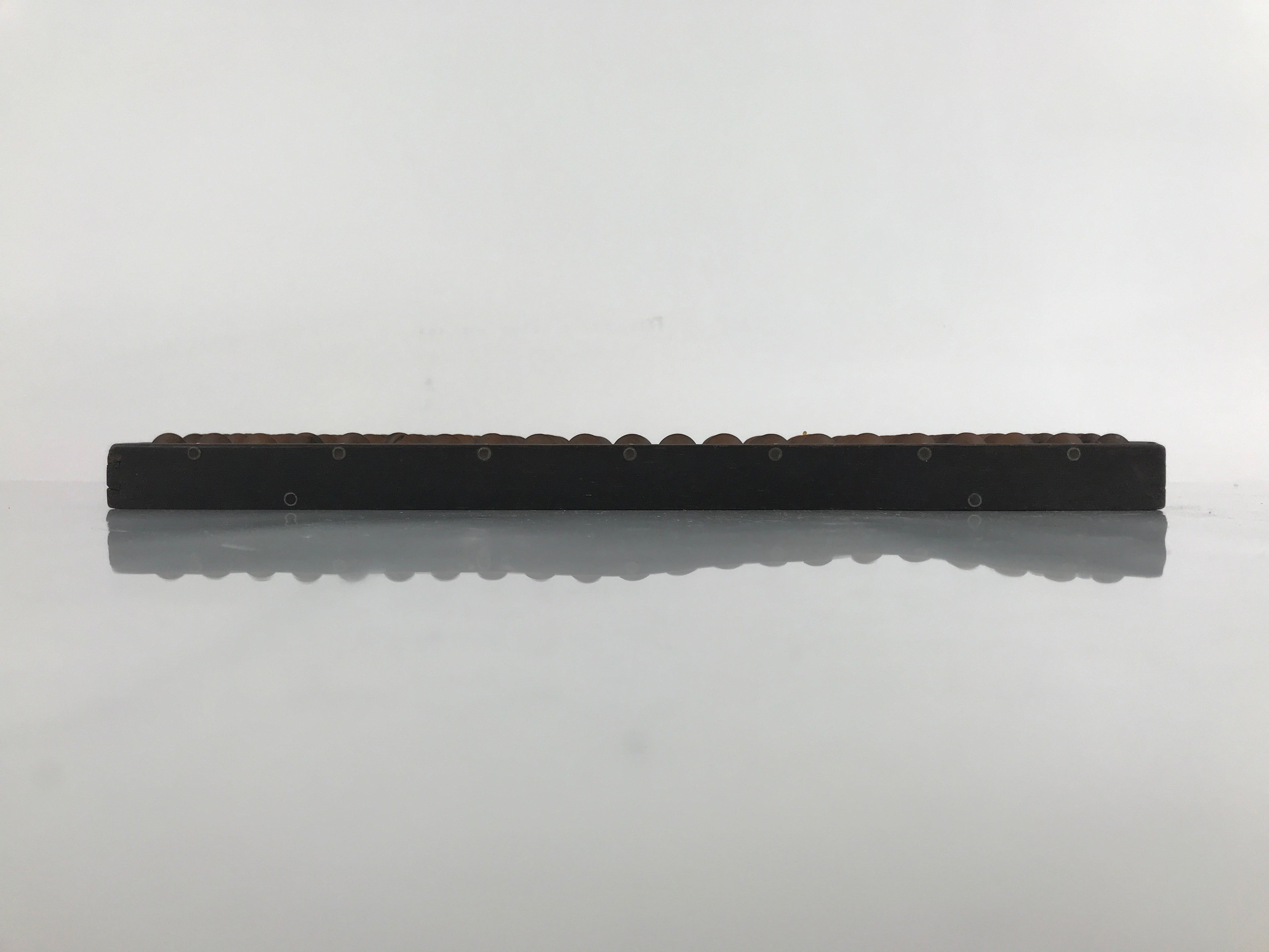 Japanese Wooden Abacus Soroban Math Calculating Tool Vtg 1/5 Beads 21 Rows ST56