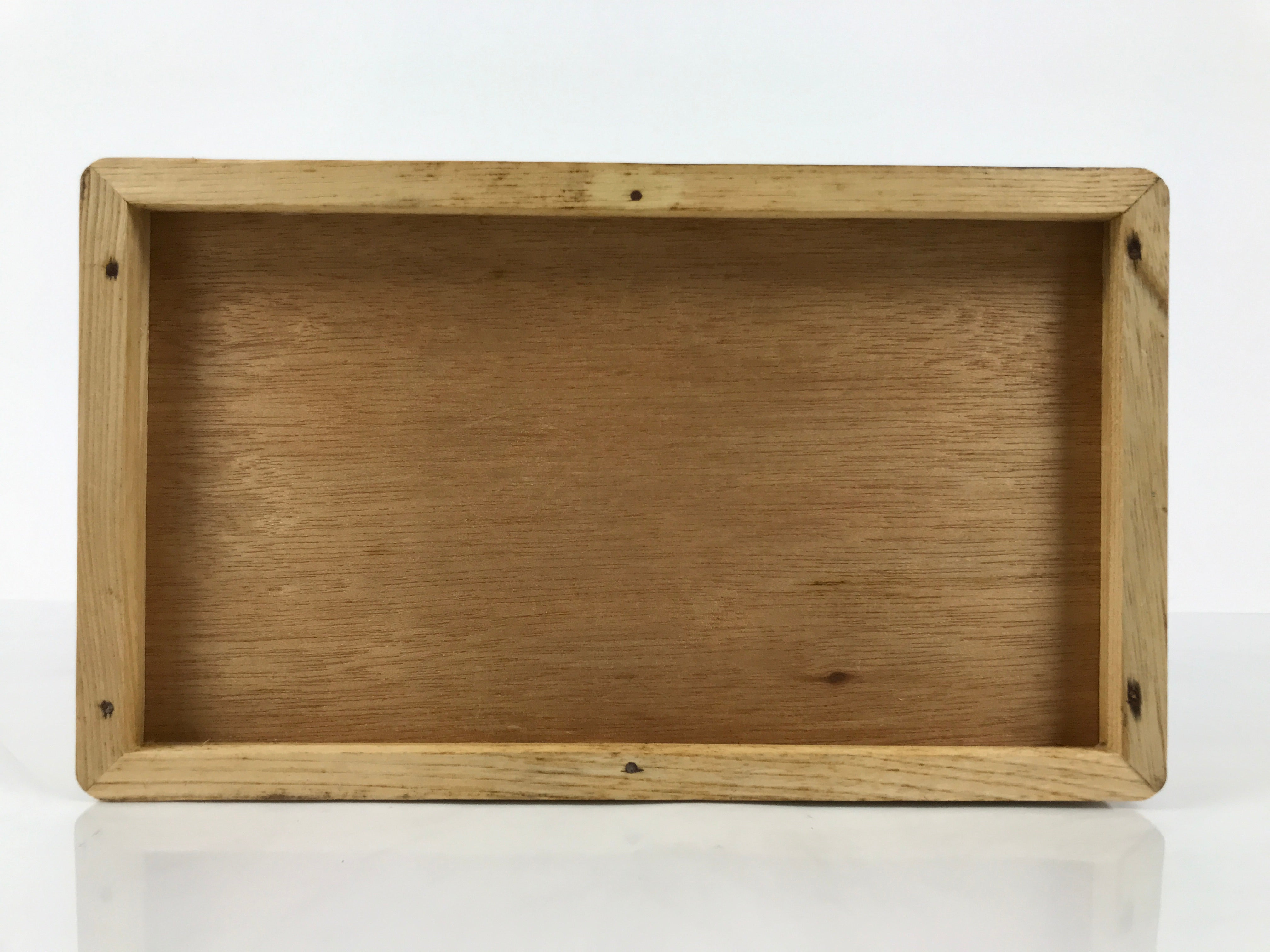 Japanese Wooden Accordion Sewing Box Vtg Haribako Storage Chest Brown T409