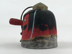 Japanese Wooden Bell Dorei Suzu Vtg Tengu Red Amulet DR472