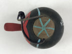 Japanese Wooden Bell Dorei Suzu Vtg Tengu Red Amulet DR472