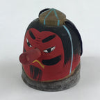 Japanese Wooden Bell Dorei Suzu Vtg Tengu Red Amulet DR472