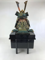 Japanese Wooden Boxed Samurai Miniature Armor Yoroi Set Vtg Boy's Festival ID516