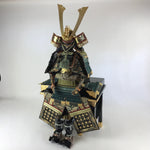 Japanese Wooden Boxed Samurai Miniature Armor Yoroi Set Vtg Boy's Festival ID516