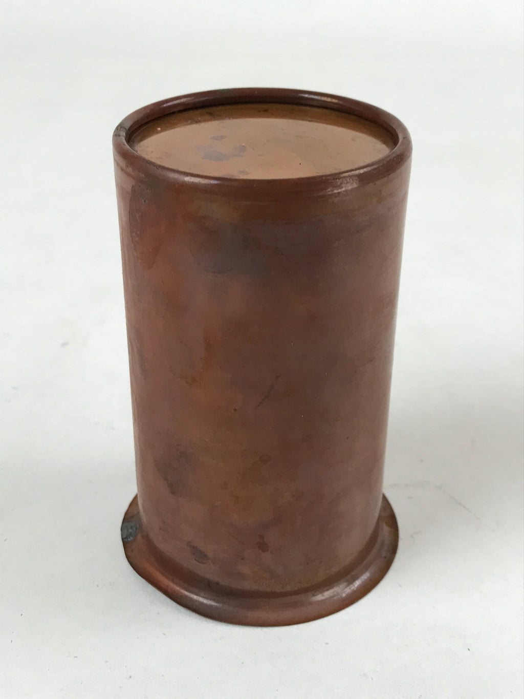 Japanese Wooden Brushed Lacquer Flower Vase Kabin Ikebana Makie Ume Plum FK87