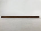 Japanese Wooden Business Signboard Tablet Closed Today Vtg Kanji Brown JK650