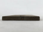 Japanese Wooden Business Signboard Tablet Closed Today Vtg Kanji Brown JK650