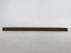 Japanese Wooden Business Signboard Tablet Closed Today Vtg Kanji Brown JK650